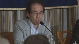 「自民聴取は放送法違反」 古賀氏、特派員協会で批判