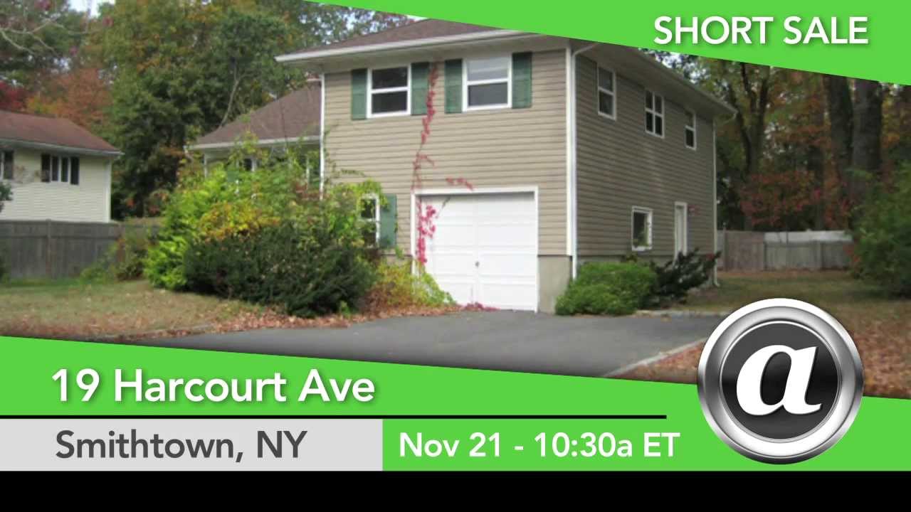Short Sale Home Auction Smithtown, NY 19 Harcourt Ave YouTube