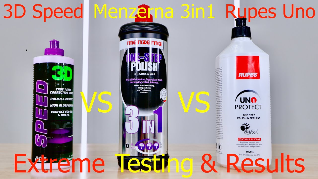 Best AIO (All in one) Car Polish - (Traditional) HD 3D Speed vs