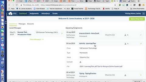 How to Submit Assignments to Thinkwave