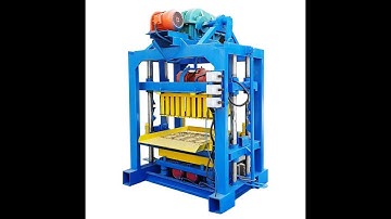 QTJ4-40 AUTOMATIC HOLLOW CONCRETE CEMENT BLOCK MAKING MACHINE