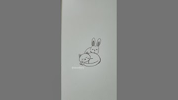 Sub Request 45: Cute Drawing Ideas 💡#easy #cute #drawing #tutorial #sketch #art #simple #fyp