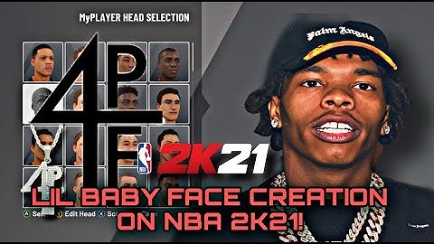 BEST LIL BABY FACE CREATION TUTORIAL UPDATED NBA 2K21 MOST REALISTIC