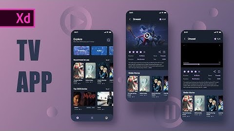 Daily UI 025 | TV App Tutorial | Adobe Xd