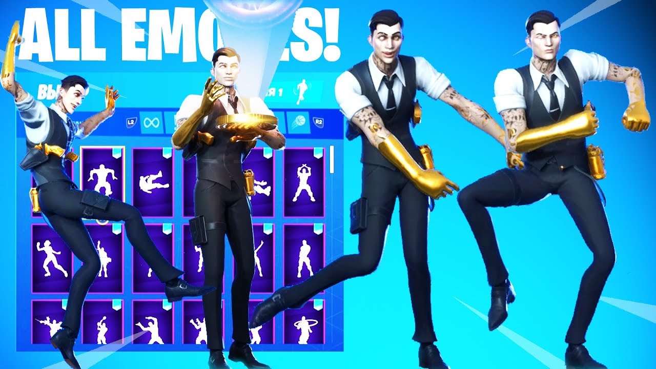Скин МИДАС Танцы/Эмоции Фортнайт | Fortnite MIDAS Skin All Dances ...