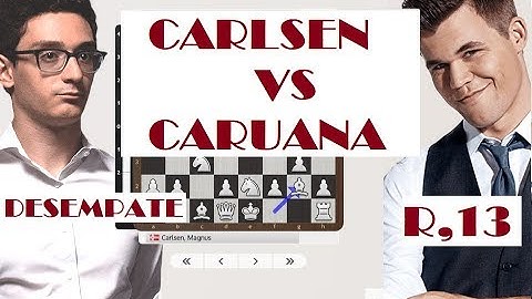 Carlsen vs Caruana GRAN PARTiDA GAME 13 (CAMPEONATO MUNDIAL DE AJEDREZ 2018)