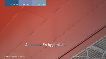Fural Metalit Dipling Akoestiek en hygiënisch