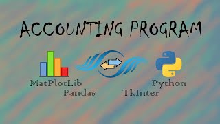 Accounting Program in Python + TkInter GUI [FINANCE MANAGEMENT] screenshot 3