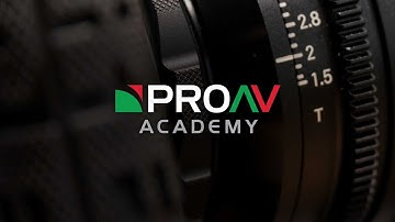 The Difference Between F & T Stops | Tech Terms with Alister Chapman | ProAV Academy