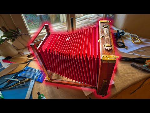 Watch the photographer as he renovates a beautiful 100-year-old camera