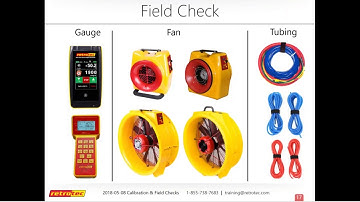 Calibration and Field Checks