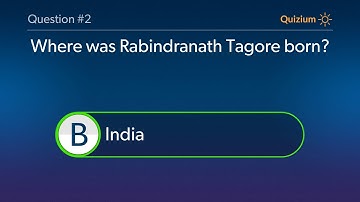 Rabindranath Tagore Quiz   Which of these was not the field of Rabindranath Tagore? and more questio