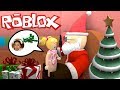 Roblox Baby Goldie Escapes Santa! Christmas Obby Holiday Video! Titi Games