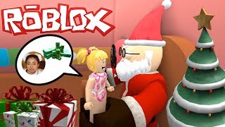 Roblox Goldie Escapes Santa! Christmas Obby Holiday Video!
