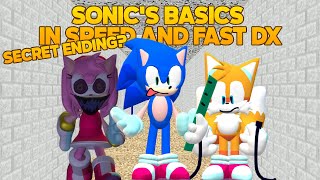 why sonic still slow?? | Sonic's Basics In Speed And Fast DX [Baldi's Basics Mod]