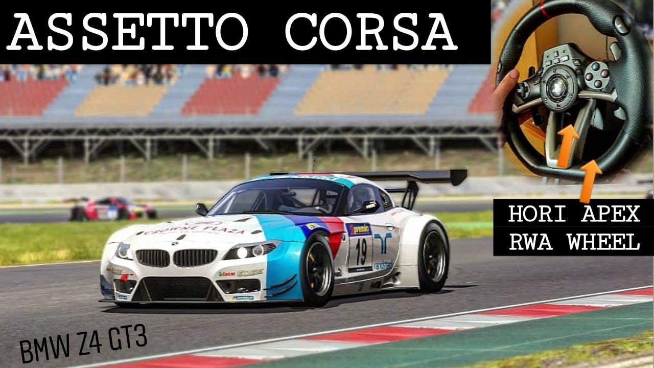 ASSETTO CORSA HORI APEX RWA RACING WHEEL BMW Z4 GT3 - YouTube
