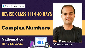 Complex Numbers | Revise Class 11 In 40 Days | Maths | Vineet Loomba | Unacademy