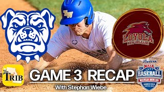NAIA World Series Game 3: Tennessee Wesleyan vs. Loyola Recap