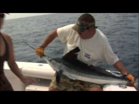 Paul boating a White Marlin