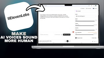 How to Make AI Voices Sound MORE HUMAN in ElevenLabs – SECRET Settings in SECONDS!
