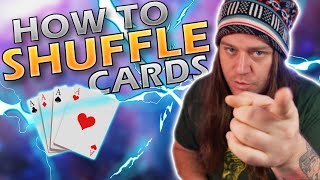 HOW TO SHUFFLE  CARDS! Learn 3 EASY Shuffles In Just 5 MINUTES! screenshot 4