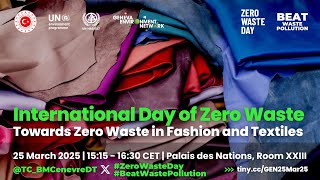 International Day of Zero Waste 2025 | Geneva Celebration