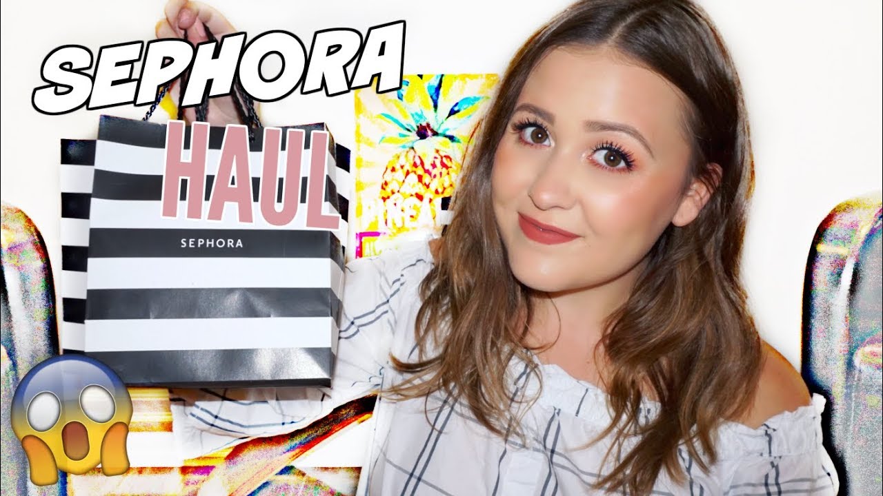 HUGE SEPHORA MAKEUP & SKINCARE HAUL + MINI REVIEWS - YouTube