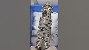 CNC processing of aluminum alloy mechanical precision parts, processing accuracy ±0.01mm.  #cnc