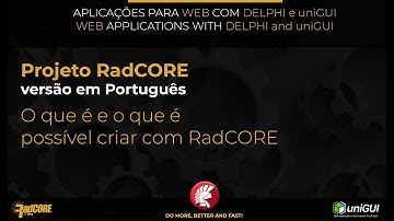 Projeto RadCORE  - Portugues
