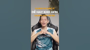 Calibar 300 Quốc tế dễ hay khó hơn Calibar 300B Nội địa #billcaulong #caulongtute #liningbadminton