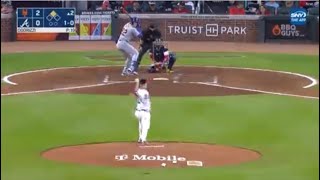 Brett Baty Hits Home Run in First Career at Bat vs Braves! (8/17/22)