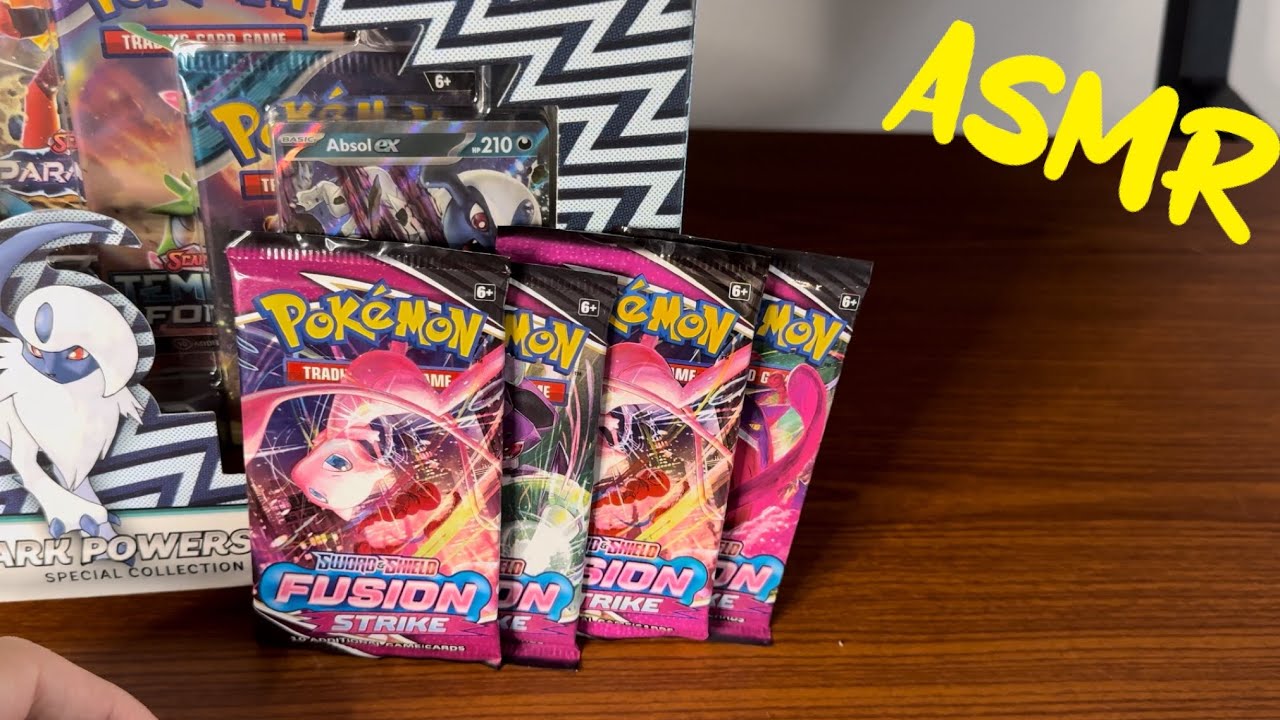 ASMR | Rambling And Opening Pokemon Collection Booster Pack Box - YouTube