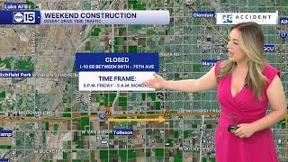 I-10 closed in West Phoenix this weekend for road work