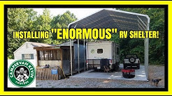 Having Enormous RV Shelter Installed 