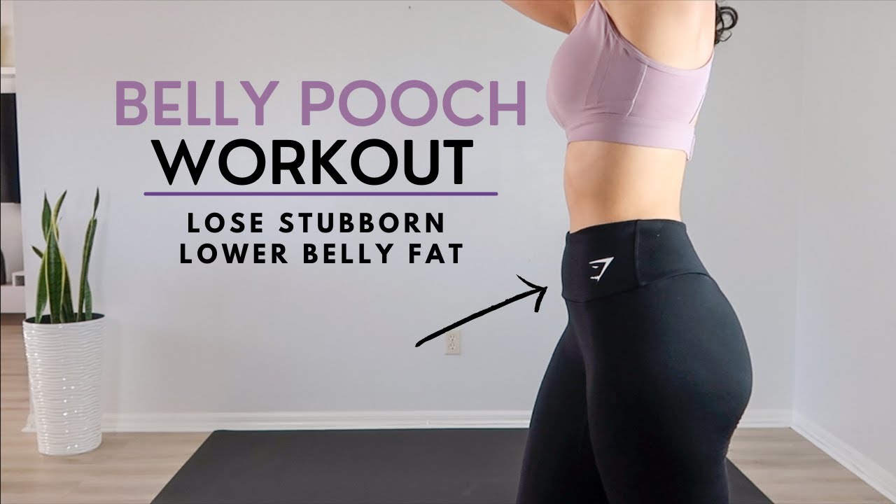 How to Lose your BELLY POOCH l 5 min Lower Abs Home Workout 