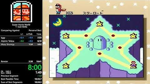 Super Mario World - 11 Exit NMG in 10:40.13