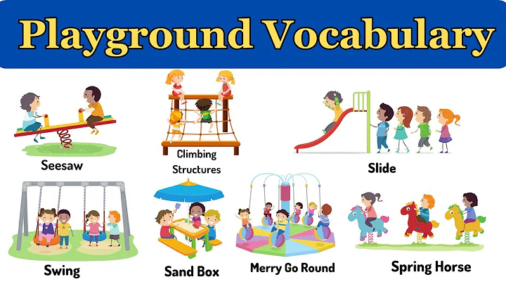 kids Vocabulary / At the Playground / Learn English for Kids / English Educational Video.