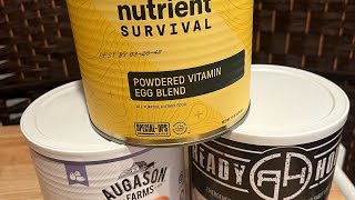 Powdered eggs as an option during shortages and price hikes