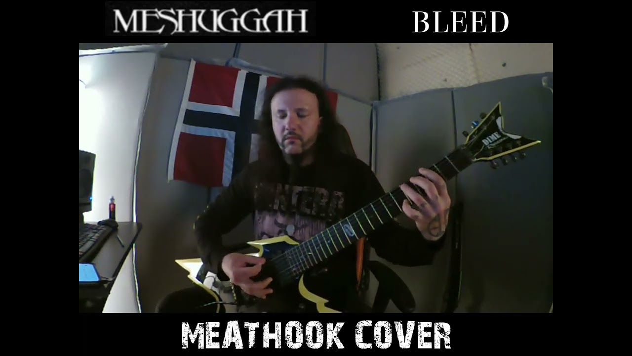 Meshuggah - Bleed guitar cover by Meathook
