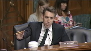 Hawley Grills Former FBI Employee \& Judicial Nominee On Hunter Biden, FBI Monitoring Of Catholics