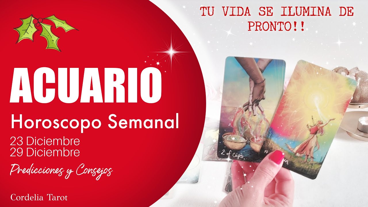 ⭐️ACUARIO! EL DESTINO TIENE UNA DULCE SORPRESA FINAL PARA TI Horóscopo ...