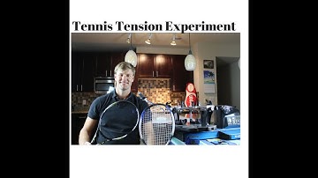 Tennis String Tension Experiment - how low can you go?