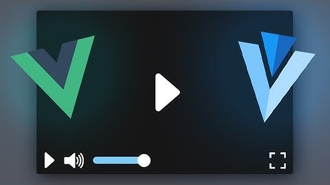 Vue.js custom Video Player from scratch! (Course Promo)