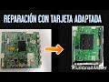 Reparación con adaptación de tarjeta de otro modelo