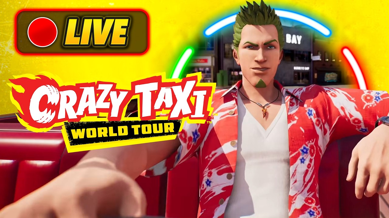 CRAZY TAXI WORLD TOUR GAMEPLAY (Closed Network Test)