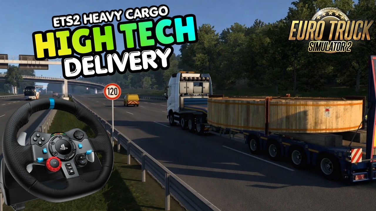 😮Can I Deliver This High-Tech Cargo Safely? 🚛 ETS2 Logitech G29 Gameplay