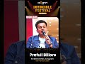 Praful Billore #mbachaiwala  Ignites the Stage #invinciblefestival