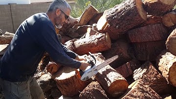 Stihl MS 150 muffler mod and timing advanced