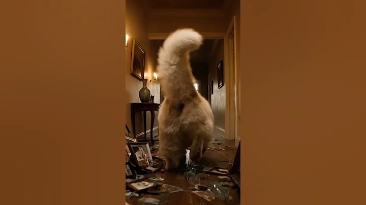 Watch the video about Giant ragdoll cat crushes the living room chasing a mouse 💥 #funnycat #shorts