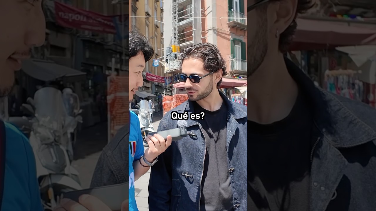 A un italiano le sorprendió una pregunta de "italiano" 🤣🇨🇱🇮🇹